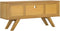 vidaXL - Tv-meubel - 110x30x50 - cm - massief - teakhout
