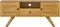 vidaXL - Tv-meubel - 110x30x50 - cm - massief - teakhout