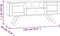 vidaXL - Tv-meubel - 110x30x50 - cm - massief - teakhout