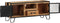 vidaXL - Tv-meubel - 110x31x46 - cm - ruw - mangohout