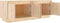 vidaXL - Tv-meubel - 110x34x40 - cm - massief - grenenhout