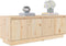 vidaXL - Tv-meubel - 110x34x40 - cm - massief - grenenhout