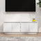 vidaXL - Tv-meubel - 110x34x40 - cm - massief - grenenhout - wit