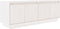 vidaXL - Tv-meubel - 110x34x40 - cm - massief - grenenhout - wit