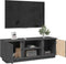 vidaXL - Tv-meubel - 110x35x40,5 - cm - massief - grenenhout - grijs