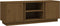 vidaXL - Tv-meubel - 110x35x40,5 - cm - massief - grenenhout - honingbruin