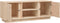 vidaXL - Tv-meubel - 110x35x40,5 - cm - massief - grenenhout