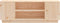 vidaXL - Tv-meubel - 110x35x40,5 - cm - massief - grenenhout