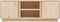 vidaXL - Tv-meubel - 110x35x40,5 - cm - massief - grenenhout