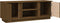 vidaXL - Tv-meubel - 110x35x40,5 - cm - massief - grenenhout - honingbruin