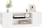 vidaXL - Tv-meubel - 110x35x40,5 - cm - massief - grenenhout - wit