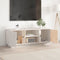 vidaXL - Tv-meubel - 110x35x40,5 - cm - massief - grenenhout - wit