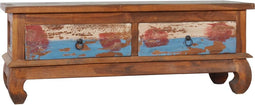 vidaXL - Tv-meubel - 110x35x40 - cm - gerecycled - teakhout