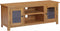 vidaXL - Tv-meubel - 110x35x44 - cm - massief - eikenhout