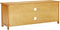 vidaXL - Tv-meubel - 110x35x44 - cm - massief - eikenhout