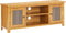vidaXL - Tv-meubel - 110x35x44 - cm - massief - eikenhout