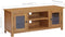 vidaXL - Tv-meubel - 110x35x44 - cm - massief - eikenhout