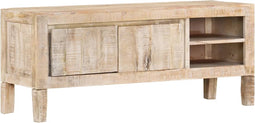 vidaXL - Tv-meubel - 110x35x46 - cm - massief - mangohout
