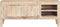 vidaXL - Tv-meubel - 110x35x46 - cm - massief - mangohout