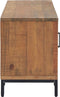 vidaXL - Tv-meubel - 110x35x48 - cm - massief - grenenhout - bruin