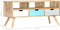 vidaXL - Tv-meubel - 110x35x48 - cm - massief - mangohout