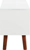 vidaXL - Tv-meubel - 110x35x50 - cm - massief - acaciahout - en - MDF