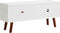 vidaXL - Tv-meubel - 110x35x50 - cm - massief - acaciahout - en - MDF