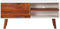 vidaXL - Tv-meubel - 110x35x50 - cm - massief - acaciahout - en - MDF
