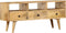 vidaXL - Tv-meubel - 110x36x50 - cm - massief - mangohout