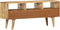 vidaXL - Tv-meubel - 110x36x50 - cm - massief - mangohout