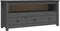vidaXL - Tv-meubel - 114x35x52 - cm - massief - grenenhout - grijs
