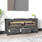vidaXL - Tv-meubel - 114x35x52 - cm - massief - grenenhout - grijs