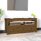 vidaXL - Tv-meubel - 114x35x52 - cm - massief - grenenhout - honingbruin