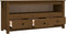 vidaXL - Tv-meubel - 114x35x52 - cm - massief - grenenhout - honingbruin