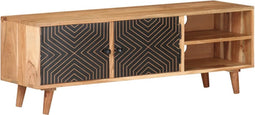 vidaXL - Tv-meubel - 115x30x39 - cm - massief - acaciahout