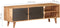 vidaXL - Tv-meubel - 115x30x39 - cm - massief - acaciahout