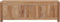 vidaXL - Tv-meubel - 115x30x40 - cm - massief - teakhout