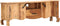 vidaXL - Tv-meubel - 115x30x42 - cm - massief - sheeshamhout