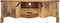 vidaXL - Tv-meubel - 115x30x42 - cm - massief - sheeshamhout