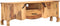 vidaXL - Tv-meubel - 115x30x42 - cm - massief - sheeshamhout