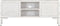 vidaXL - Tv-meubel - 115x30x46 - cm - massief - mangohout - wit