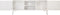 vidaXL - Tv-meubel - 115x30x46 - cm - massief - mangohout - wit