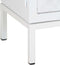 vidaXL - Tv-meubel - 115x30x46 - cm - massief - mangohout - wit