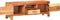 vidaXL - Tv-meubel - 116x30x40 - cm - massief - acaciahout