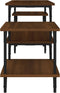 vidaXL - Tv-meubel - 117x35x52 - cm - bewerkt - hout - bruin - eikenkleur