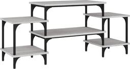 vidaXL - Tv-meubel - 117x35x52 - cm - bewerkt - hout - grijs - sonoma - eikenkleurig