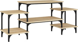 vidaXL - Tv-meubel - 117x35x52 - cm - bewerkt - hout - sonoma - eikenkleurig