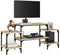 vidaXL - Tv-meubel - 117x35x52 - cm - bewerkt - hout - sonoma - eikenkleurig