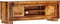 vidaXL - TV-meubel - 118x30x40 - cm - massief - sheeshamhout