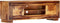vidaXL - TV-meubel - 118x30x40 - cm - massief - sheeshamhout
